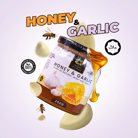 DAR ALBARAKAT GARLIC HONEY عسل دار البركات بالثوم