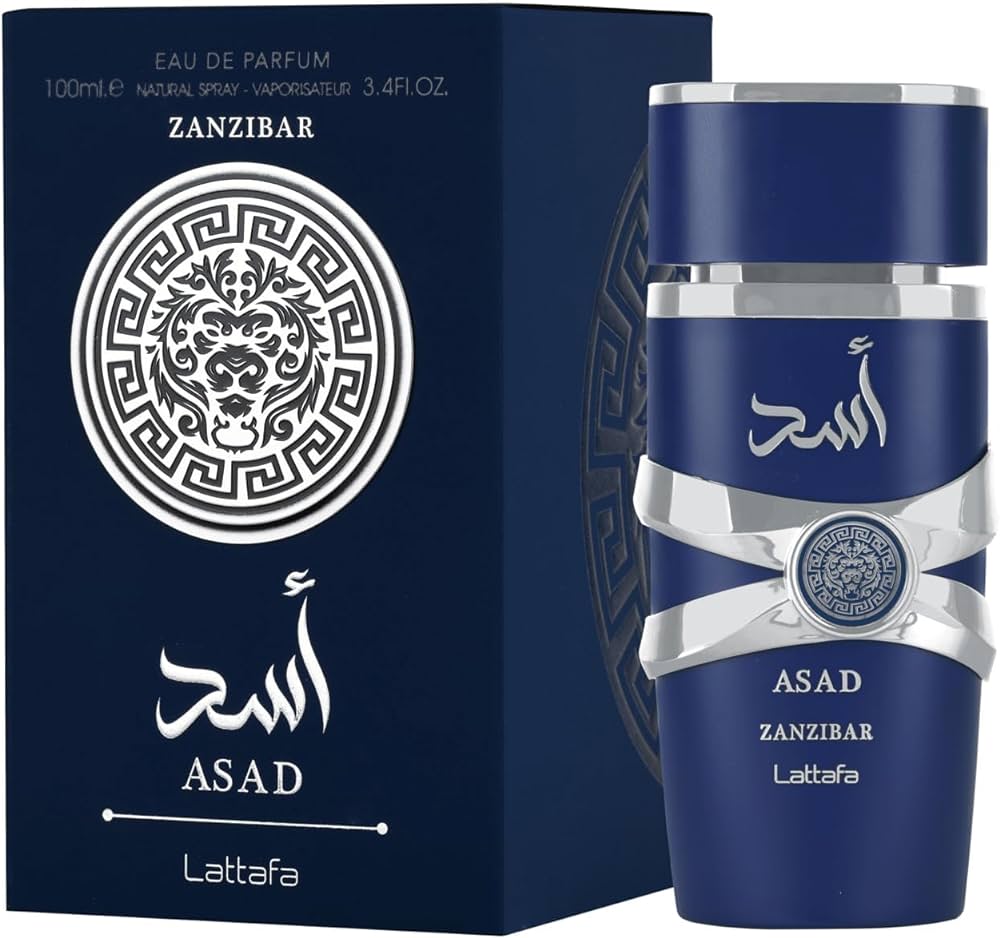 ASAD ZANZIBAR EDP Spray 100ML (3.4OZ) By Lattafa | Long Lasting, Embrace The Essence Of Rich Tropical Paradise.