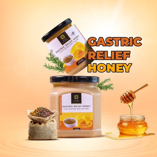 Dar Al Barakat Gastric Relief Honey ( Honey & Herbs ) عسل دار البركات لعلاج اضطرابات المعدة (عسل بالأعشاب)